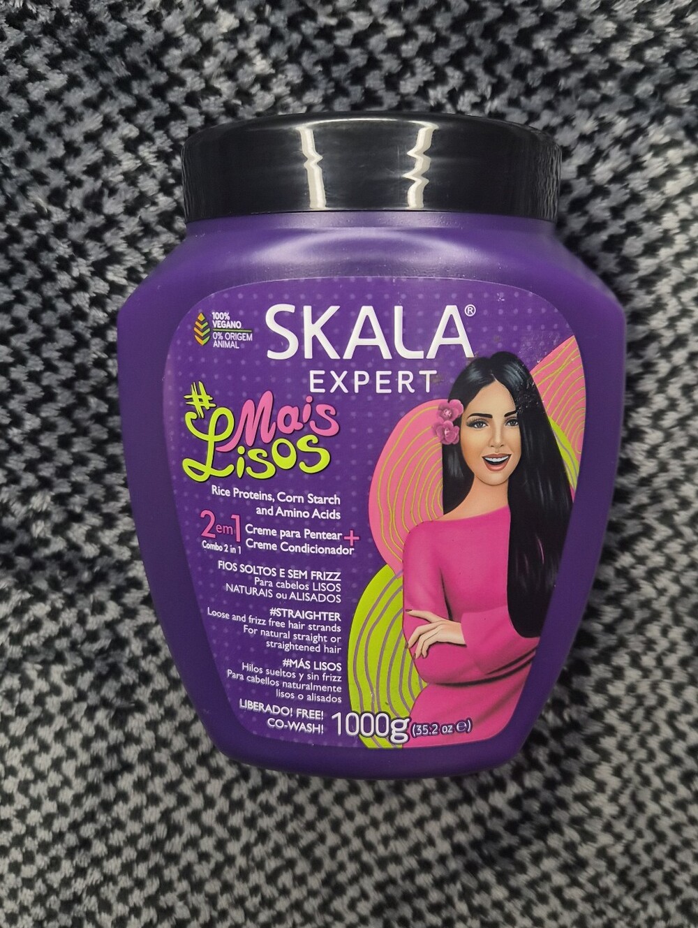 Skala Expert #MaisLisos 2-in-1 Hair Treatment & Conditioner 1000g Vegan NEW